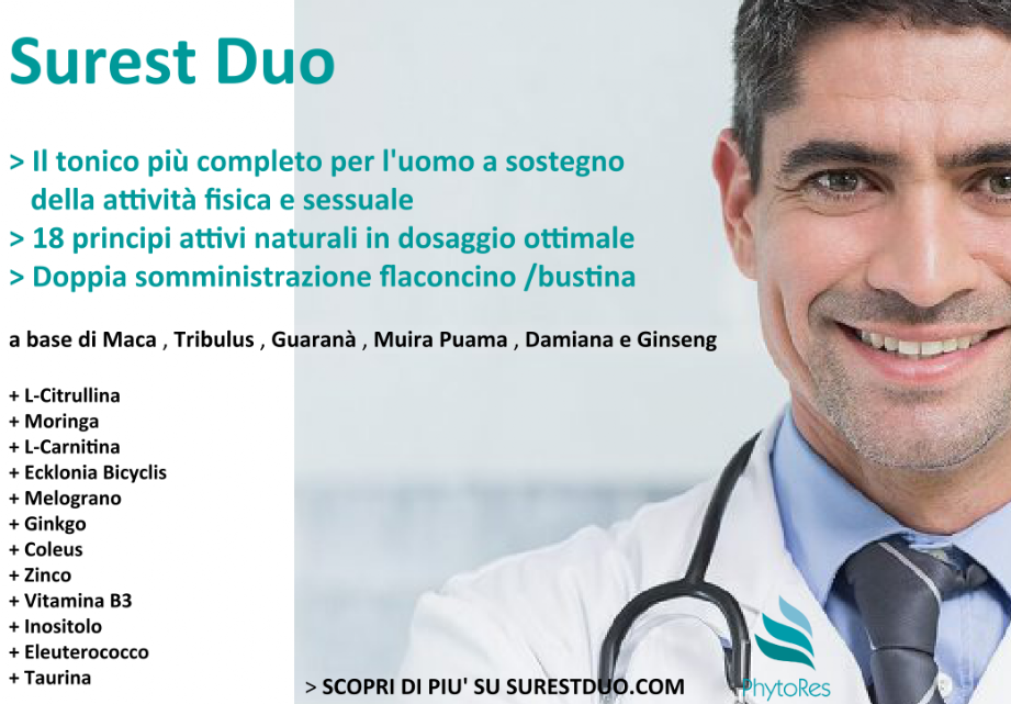 Surest Duo - miglio integratore per migliorare l 'erezione 